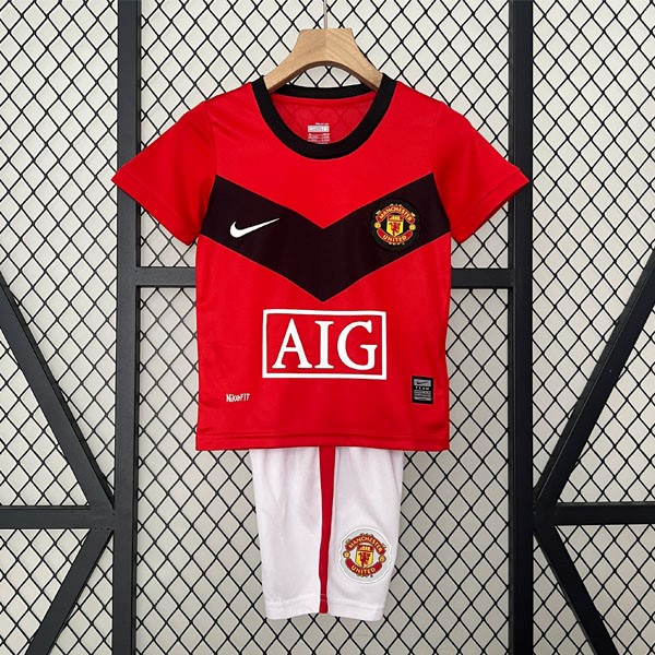 Camiseta Manchester United 1ª Retro Niño 2009 2010